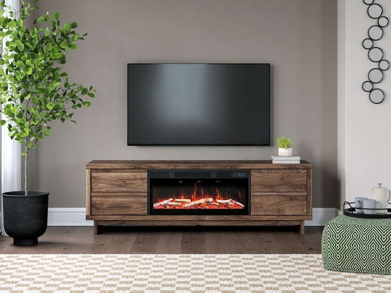Zadilyn 72" TV Stand with Electric Fireplace - Theo's Factory Direct Mattress & Furniture (Columbus, OH)
