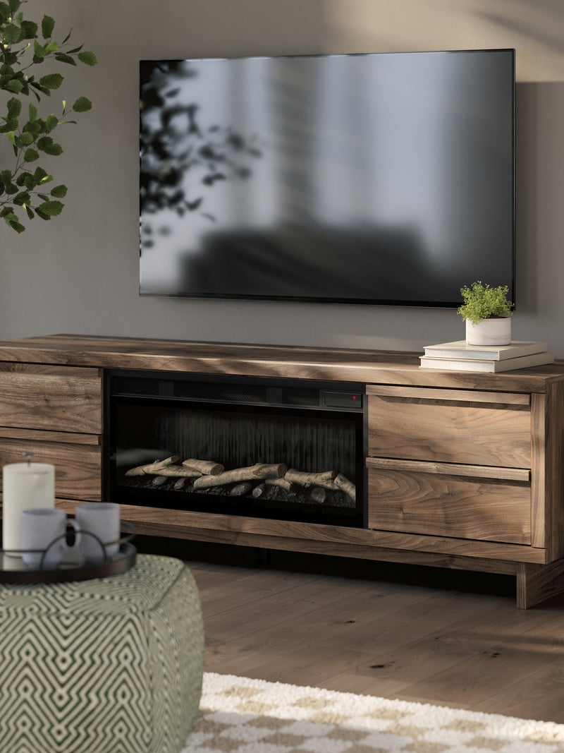 Zadilyn 72" TV Stand with Electric Fireplace - Theo's Factory Direct Mattress & Furniture (Columbus, OH)