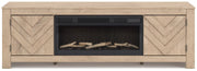 Cayboni 71" TV Stand with Electric Fireplace - Theo's Factory Direct Mattress & Furniture (Columbus, OH)