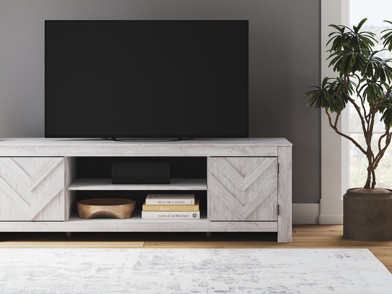 Cayboni 71" TV Stand with Electric Fireplace - Theo's Factory Direct Mattress & Furniture (Columbus, OH)