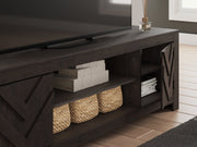 Cayboni 71" TV Stand with Electric Fireplace - Theo's Factory Direct Mattress & Furniture (Columbus, OH)