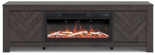 Cayboni 71" TV Stand with Electric Fireplace - Theo's Factory Direct Mattress & Furniture (Columbus, OH)