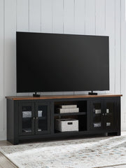 Wildenauer 76" TV Stand with Electric Fireplace - Theo's Factory Direct Mattress & Furniture (Columbus, OH)
