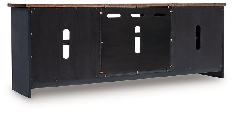 Wildenauer 76" TV Stand with Electric Fireplace - Theo's Factory Direct Mattress & Furniture (Columbus, OH)