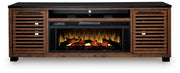 Kallari 84" TV Stand with Electric Fireplace - Theo's Factory Direct Mattress & Furniture (Columbus, OH)
