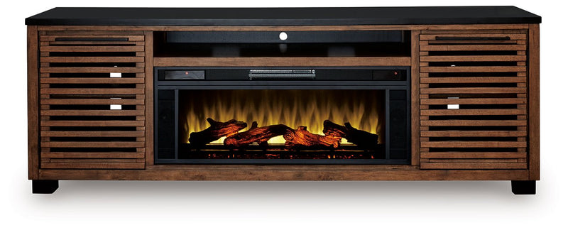 Kallari 84" TV Stand with Electric Fireplace - Theo's Factory Direct Mattress & Furniture (Columbus, OH)
