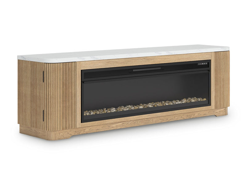 Camdill 80" TV Stand with Electric Fireplace - Theo's Factory Direct Mattress & Furniture (Columbus, OH)