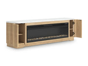 Camdill 80" TV Stand with Electric Fireplace - Theo's Factory Direct Mattress & Furniture (Columbus, OH)