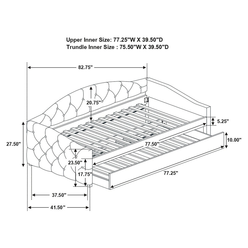Sadie Daybed with Trundle