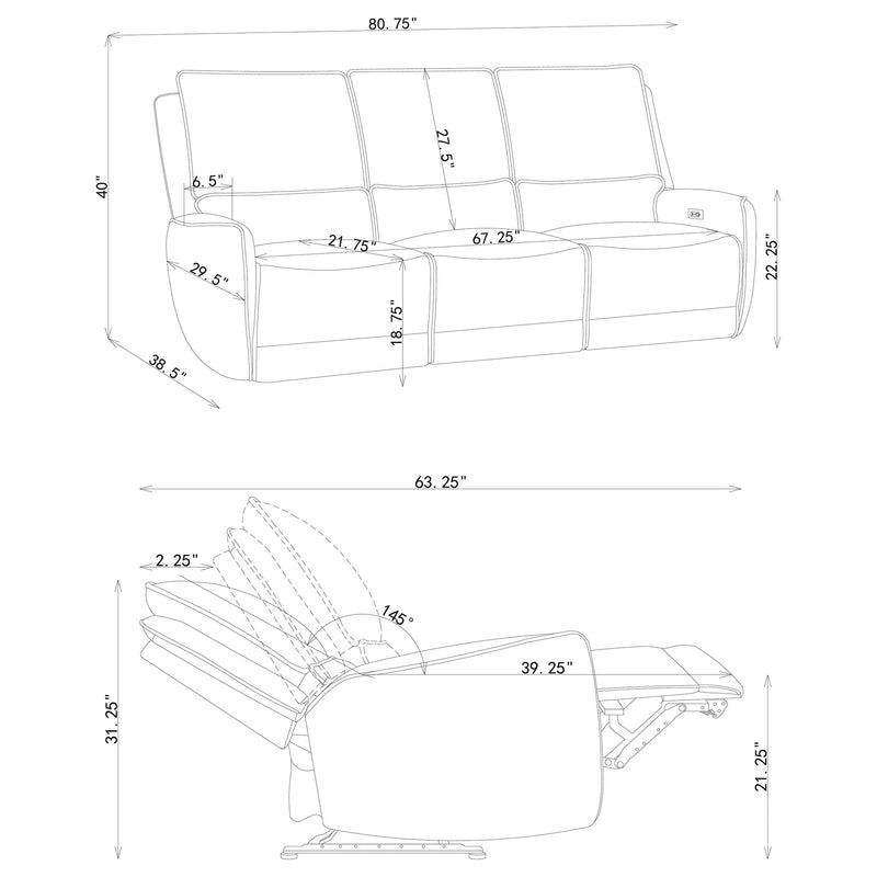 Sylmar Power Reclining Sofa