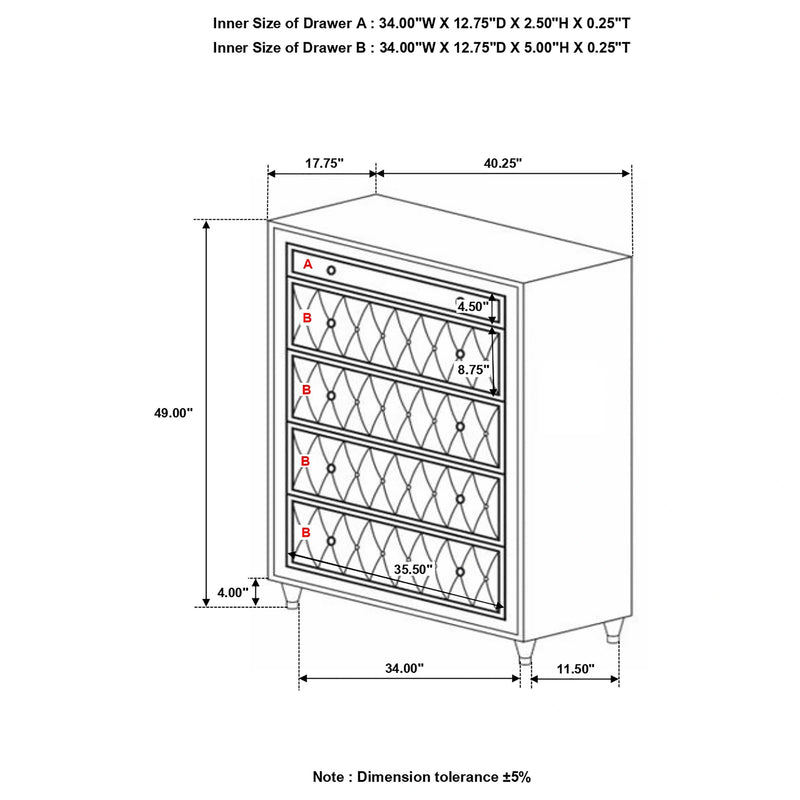 Antonella Chest of Drawers