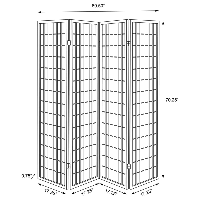 Roberto Four-Panel Room Divider