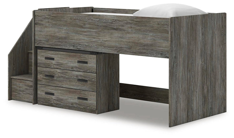 Frandern Loft Bed with Drawer Storage