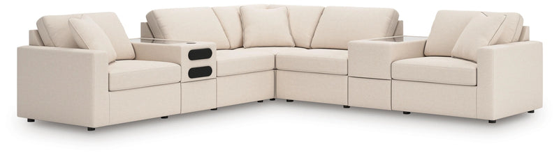 Modmax Balanced Sectional with Audio and Storage Consoles